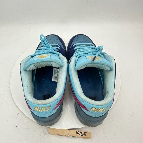 Nike SB Dunk Low Run The Jewels Men Sz 8.5 DO9404-400 Deep Royal Blue Pink Shoe - Picture 10 of 12